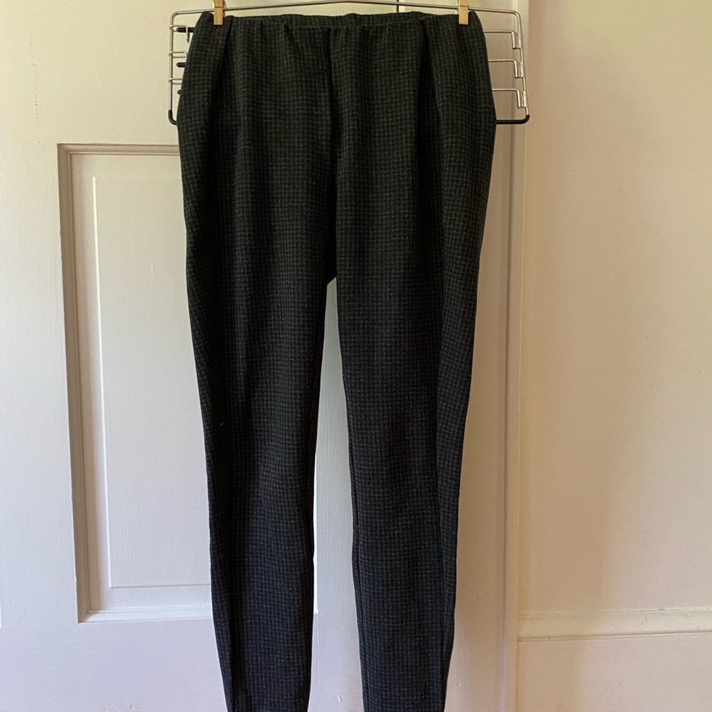 J.Jill J Jill Houndstooth Ponte High Rise Riding Leggings Petite